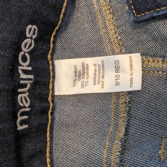 Maurices straight leg jeans, size 9/10 - Picture 3 of 4